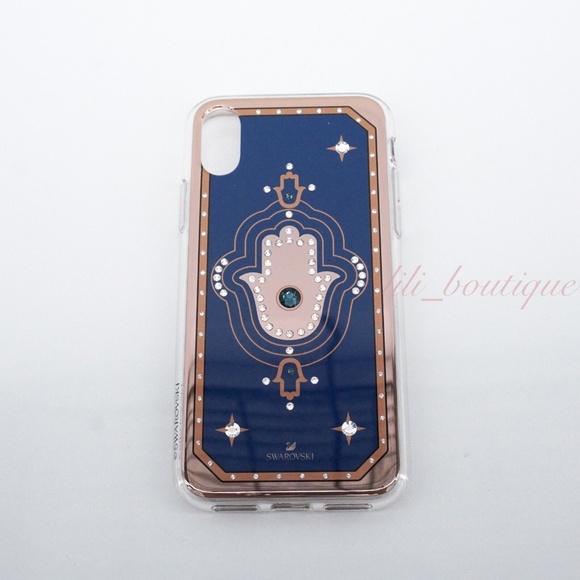 NIB Swarovski 5499270 Tarot Hand Smartphone Case Cover iPhone X/XS Pink Blue $65 - Picture 1 of 10